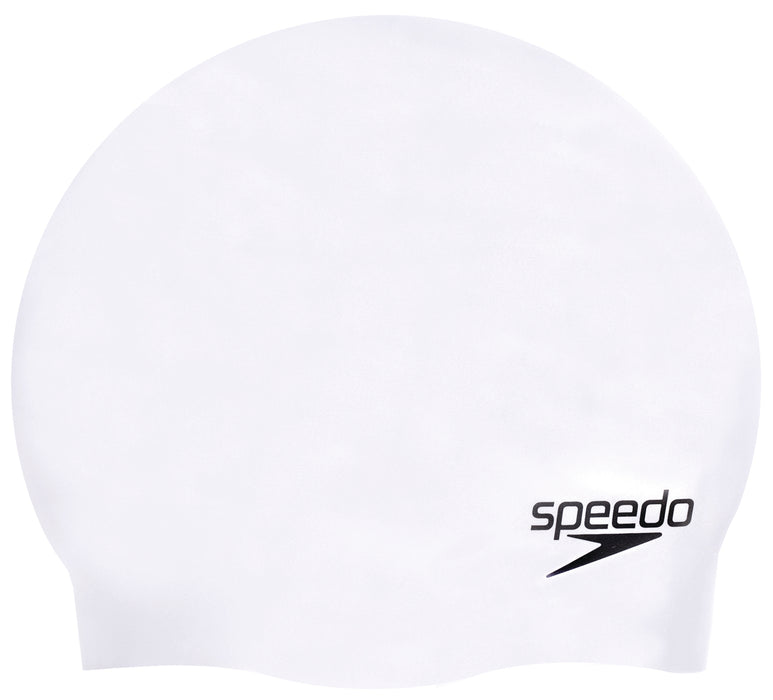 Speedo Plain Moulded Silicone Cap