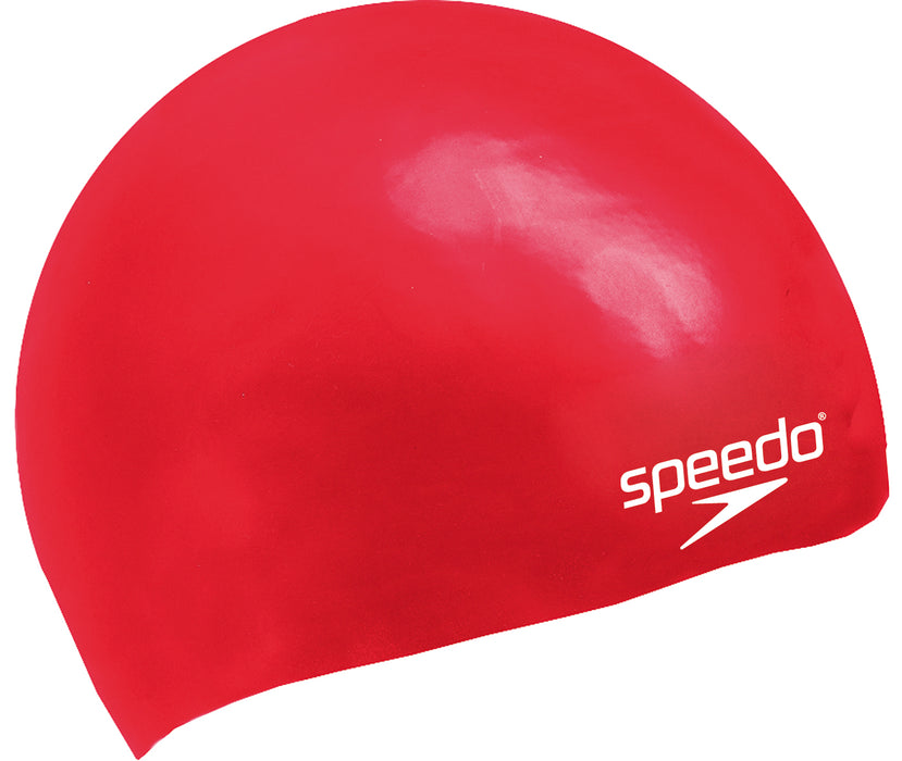 Speedo Junior Plain Moulded Silicone Cap