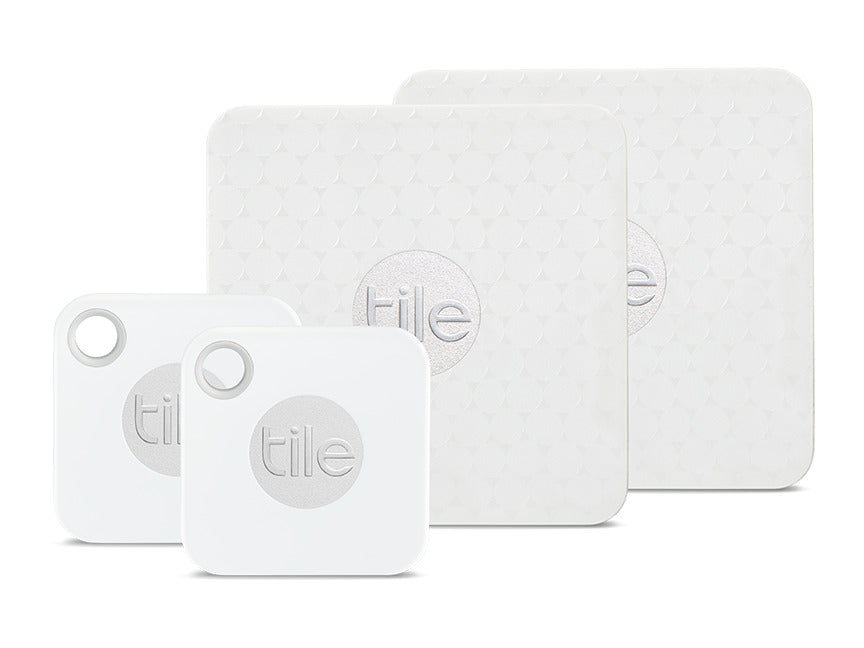 Tile Combo Retail 4 Pack (2 x Mate (With Replaceable Battery), 2 X Slim Combo)