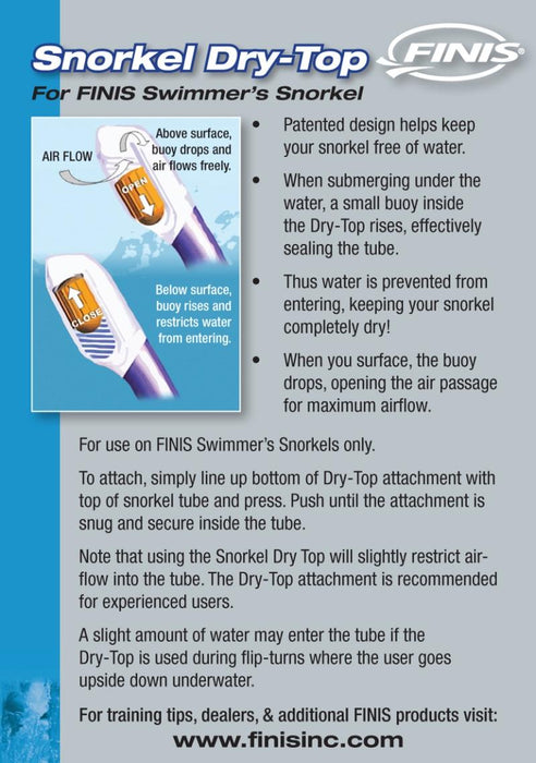 FINIS Snorkel Dry Top