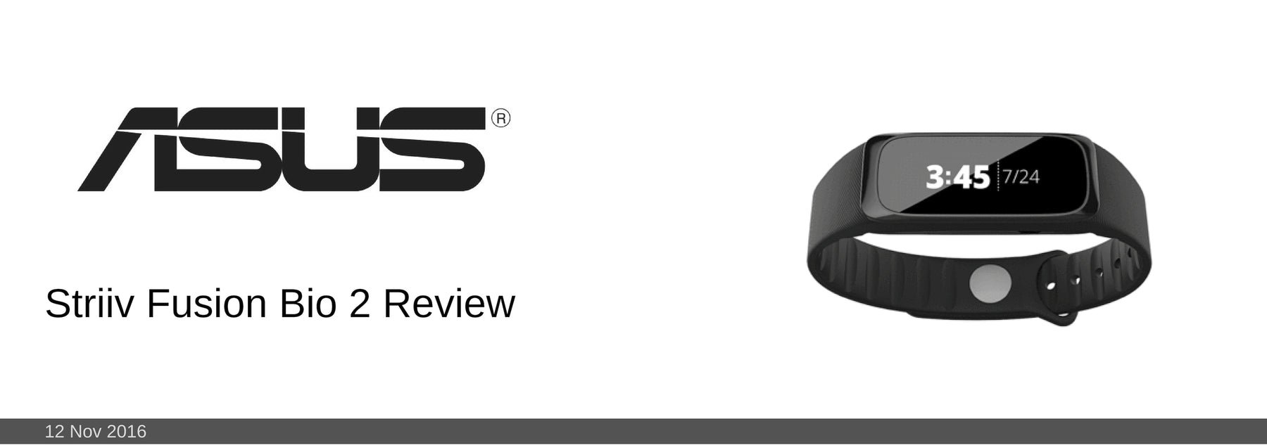 12 NOV 2016: Striiv Fusion Bio 2 Review