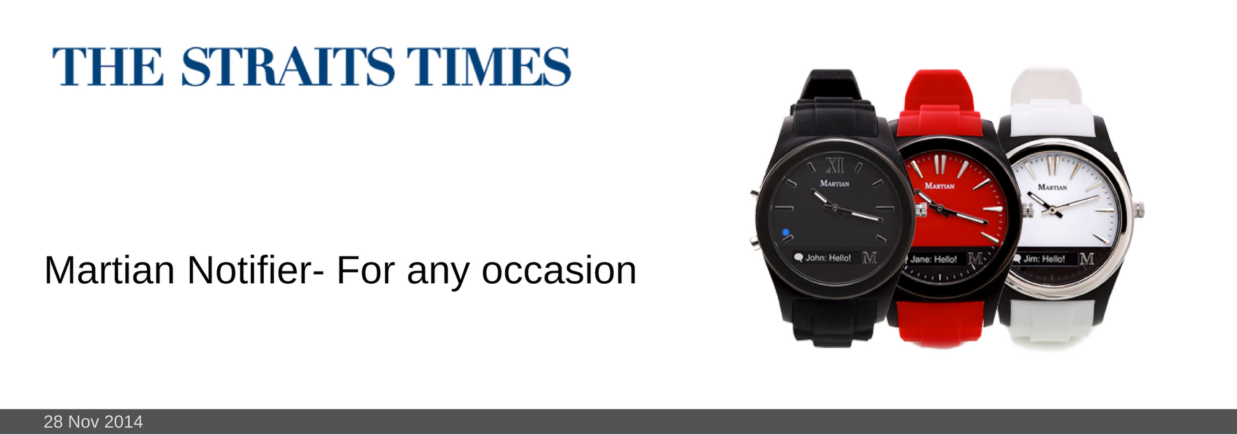 28 NOV 2014: Martian Notifier- For any occasion