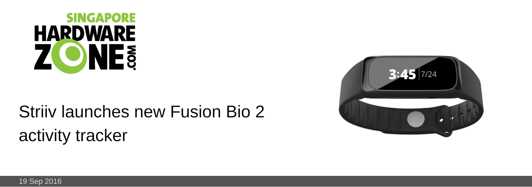 19 SEP 2016: Striiv launches new Fusion Bio 2 activity tracker
