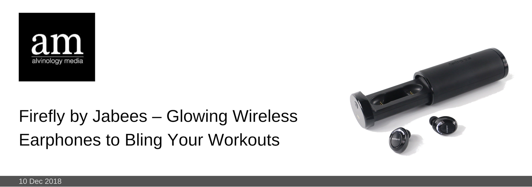 10 DEC 2018: Firefly by Jabees – Glowing Wireless Earphones to Bling Your Workouts