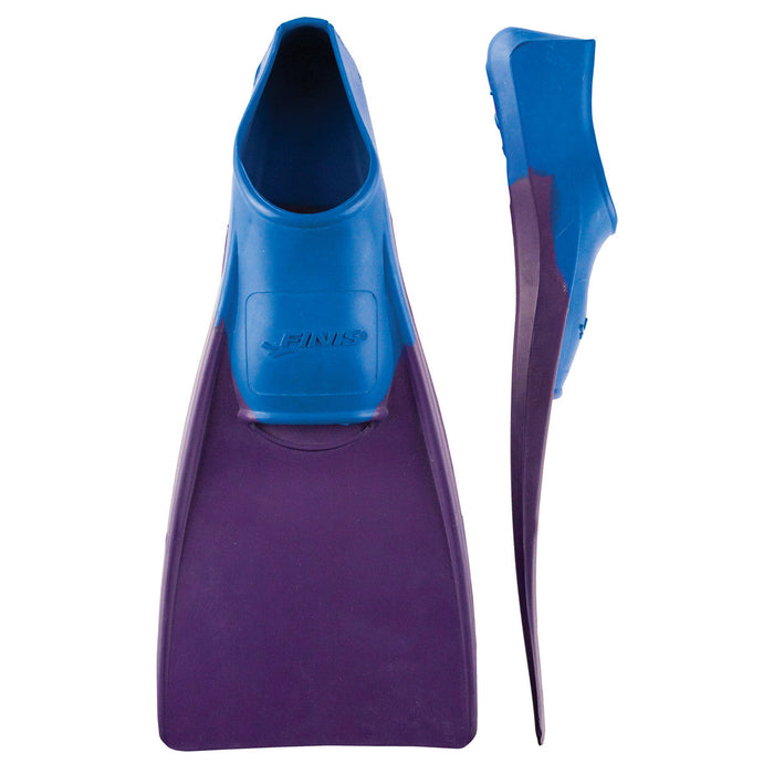 FINIS Long Floating Fins - XXXXS Jr 6-8 Blue/Purple