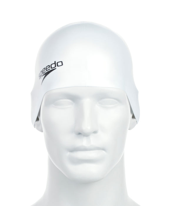 Speedo Plain Moulded Silicone Cap