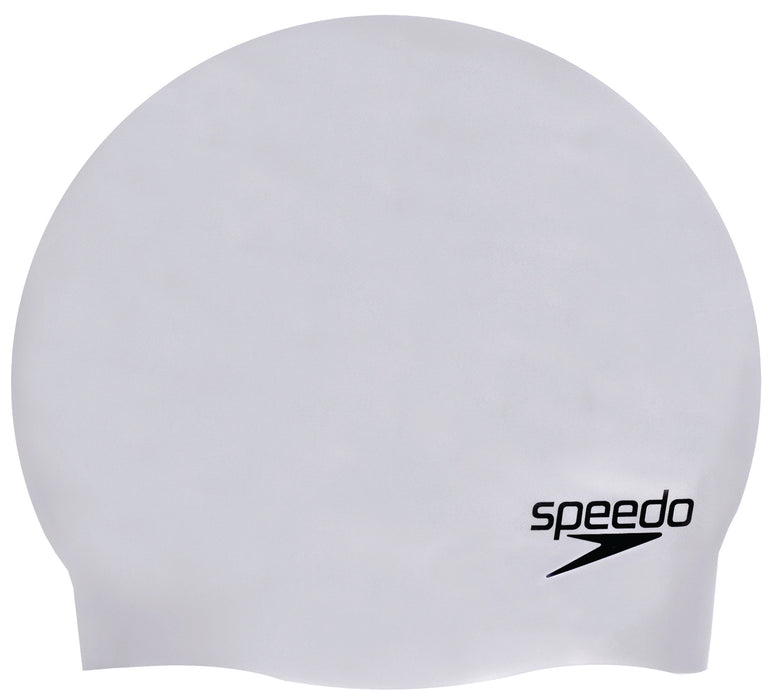 Speedo Plain Moulded Silicone Cap