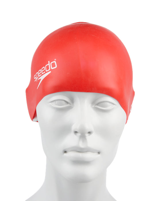 Speedo Junior Plain Moulded Silicone Cap