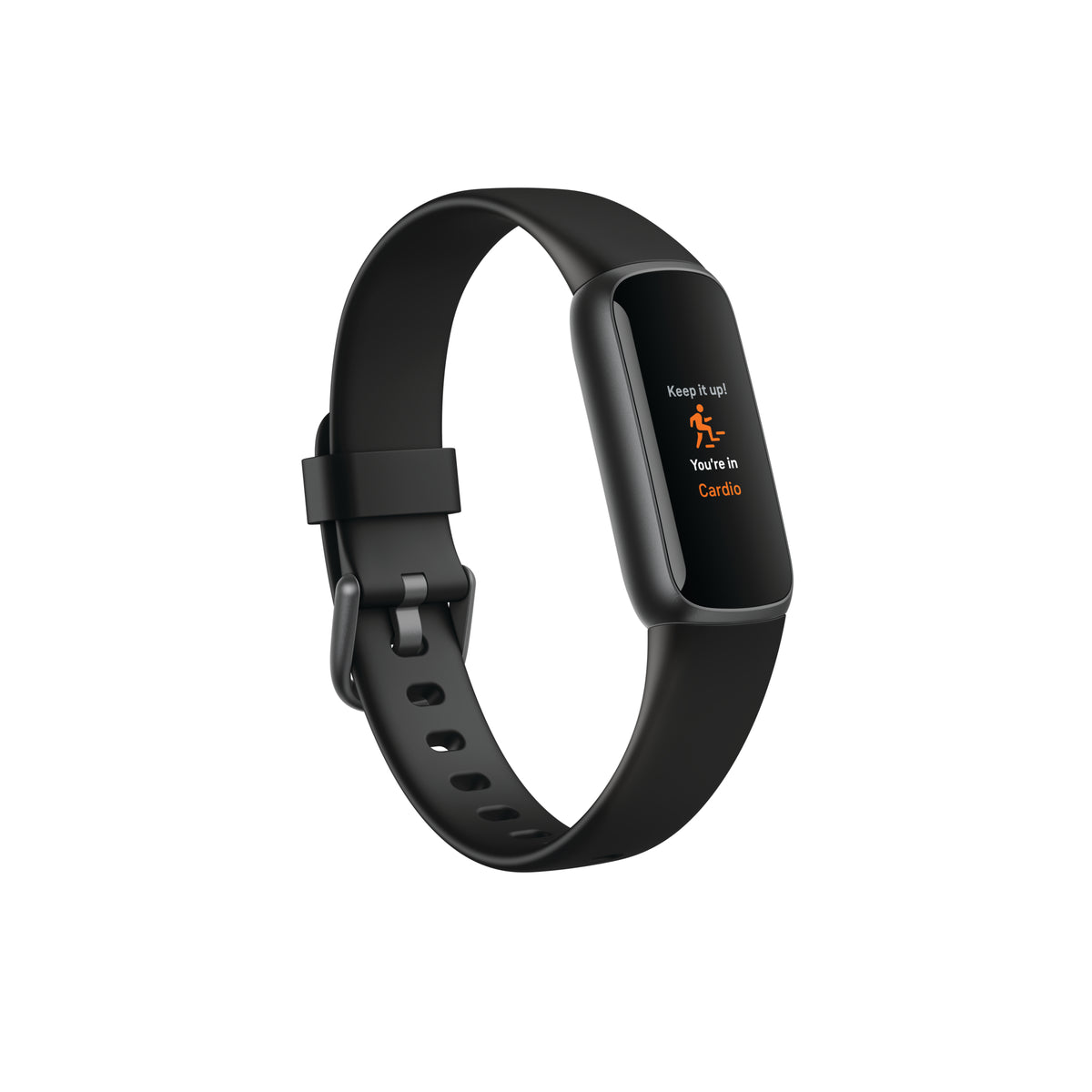Fitbit Luxe-Fitness and Wellness-Tracker with Stress Management,  Sleep-Tracking and 24/7 Heart Rate, Black/Graphite, One Size (S & L Bands  Included)